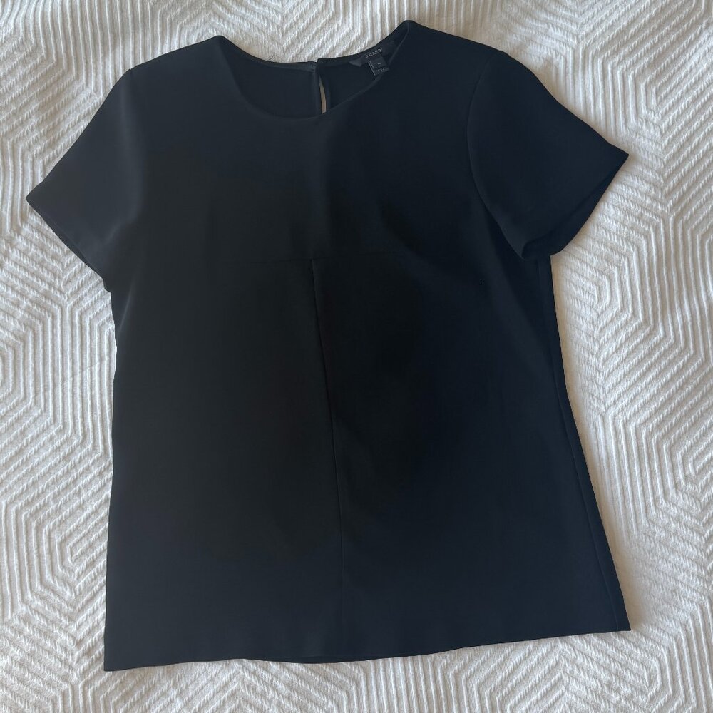 J. Crew Black Blouse, Size 4